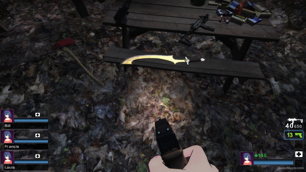 Machete golden Khopesh Sword