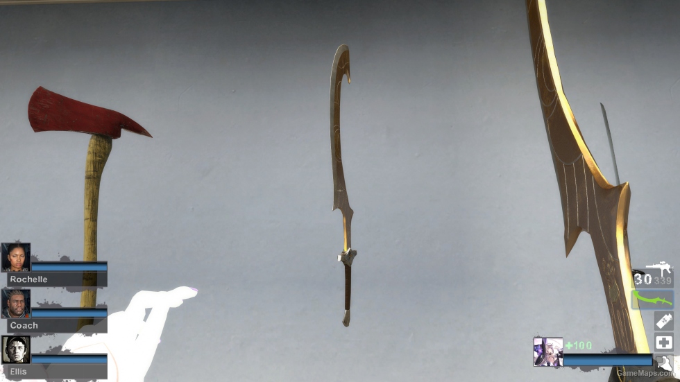 Machete golden Khopesh Sword