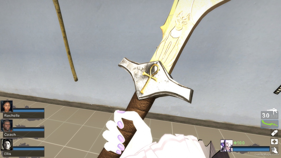 Machete golden Khopesh Sword