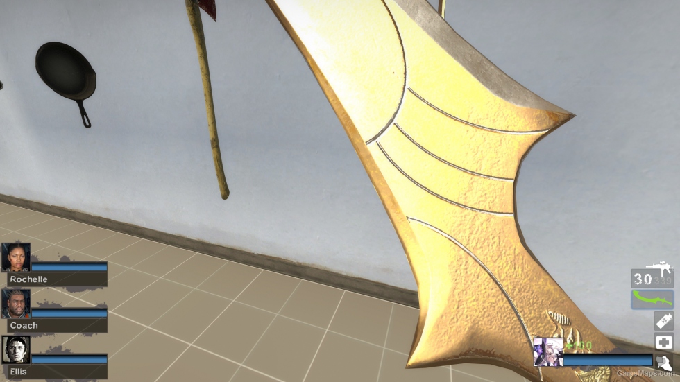 Machete golden Khopesh Sword