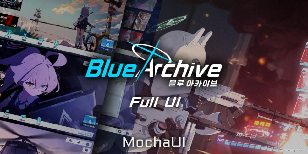 Main File Blue Archive Full UI - MochaUI3