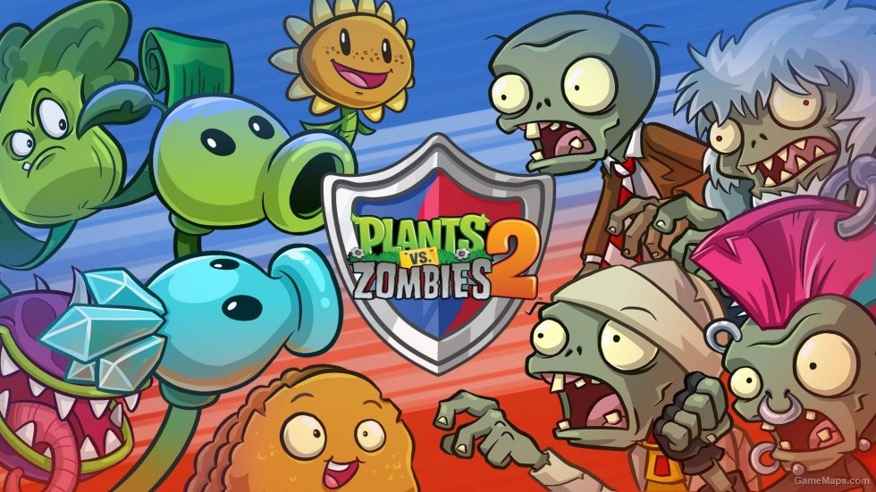 Map Plants Vs Zombies