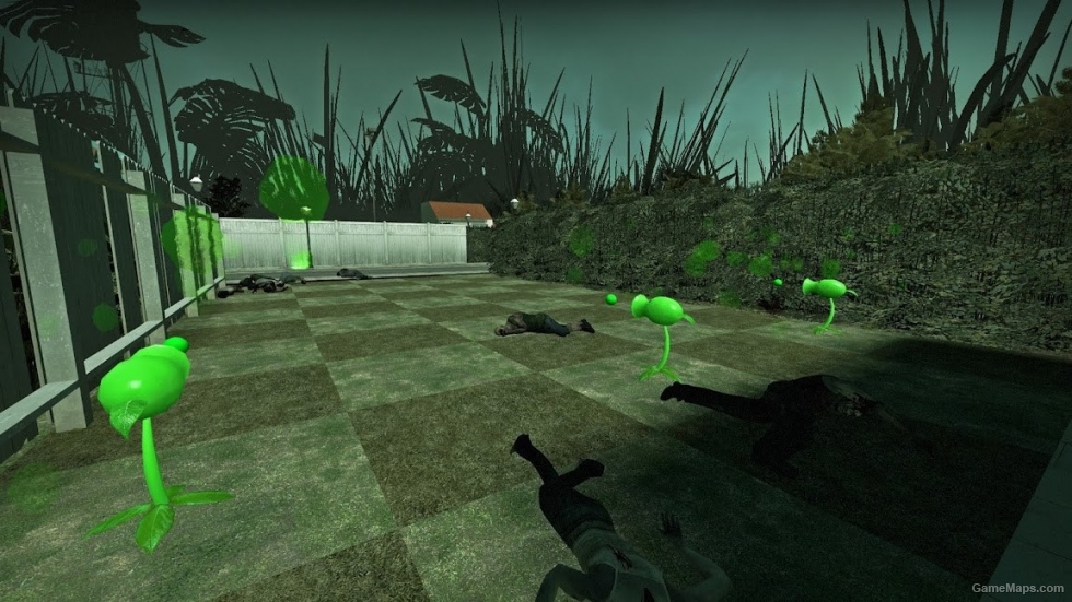 Map Plants Vs Zombies