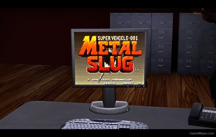Metal Slug on PC Screen