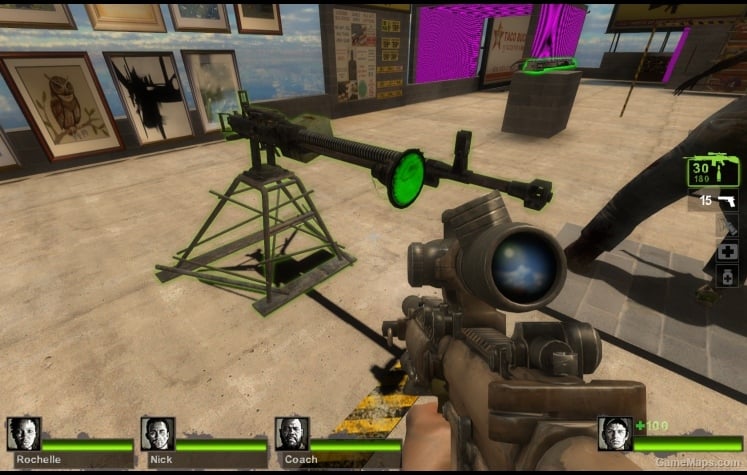 Metro 2033 DShK Heavy Machine Gun (50 Cal) (Left 4 Dead 2 