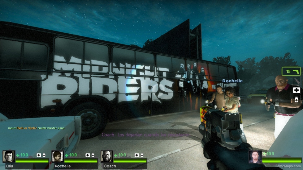 Midnight Rider tour bus