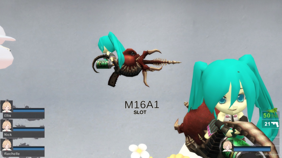 Miku fufu gun (M16A2)
