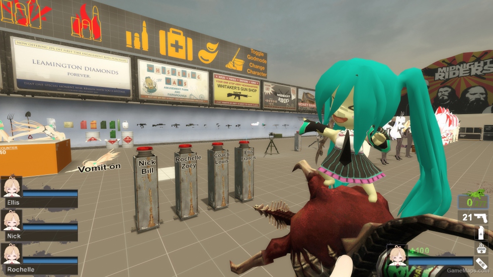 Miku fufu gun (M16A2)
