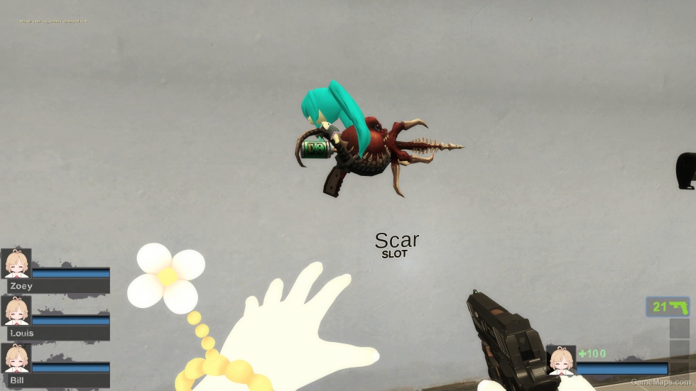 Miku fufu gun (scar) [Sound fix Ver]