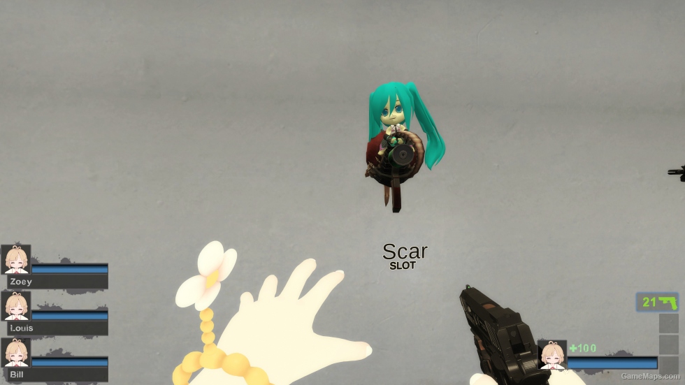 Miku fufu gun (scar) [Sound fix Ver]