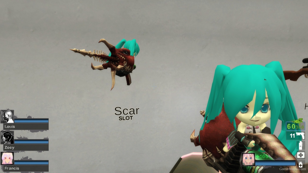 Miku fufu gun (scar) [Sound fix Ver]