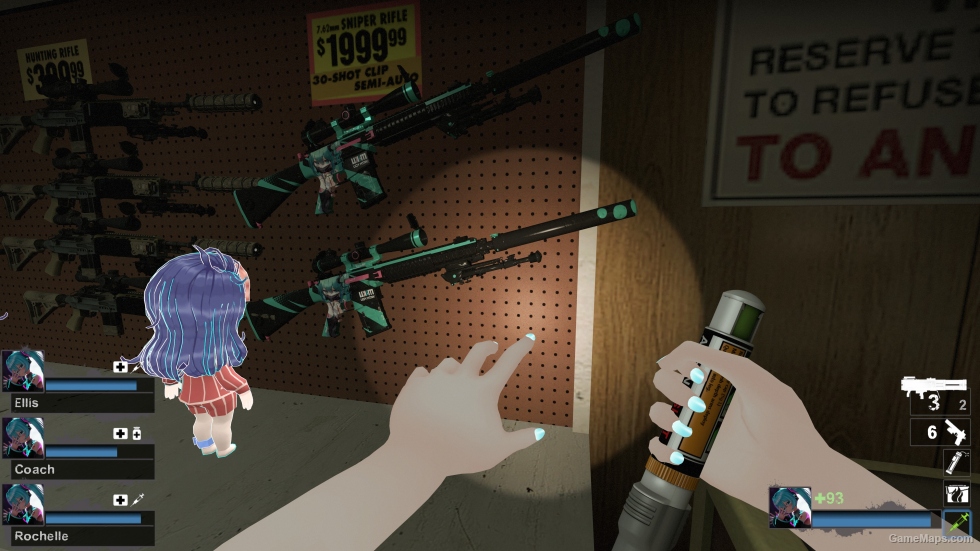 Miku M110 SASS (Military Sniper) [Sound fix Ver]
