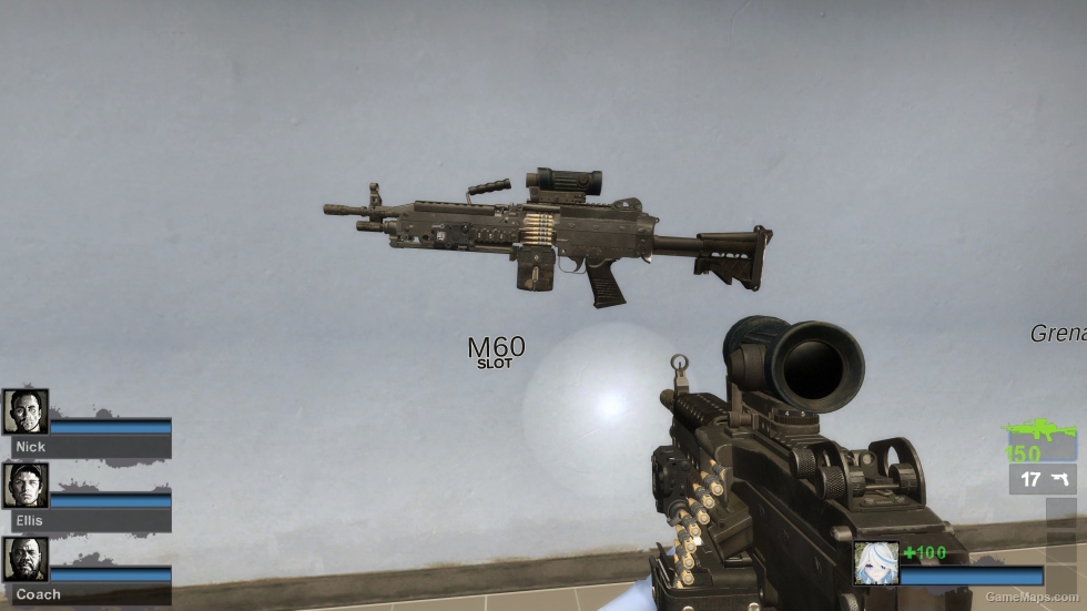 Military M249 (M60) [Sound fix Ver] (request)