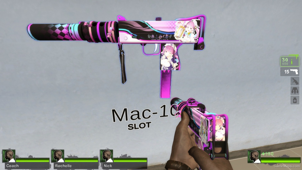 Minato Aqua skin for MAC-10 (request)