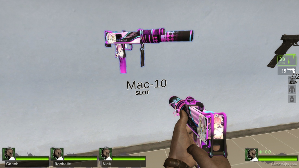 Minato Aqua skin for MAC-10 (request)