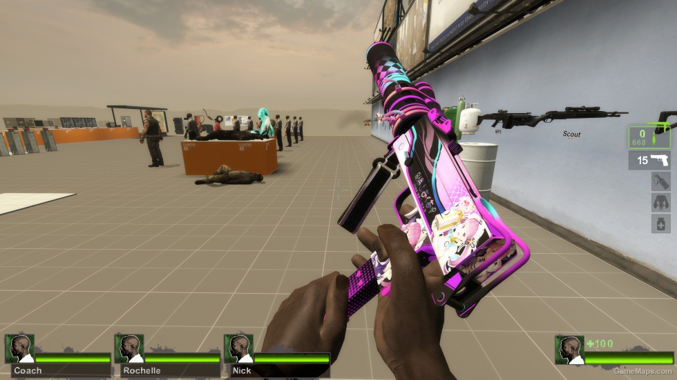 Minato Aqua skin for MAC-10 (request)