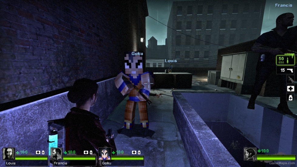 Minecraft Goku replaces to Bill