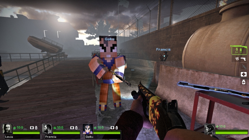 Minecraft Goku replaces to Bill