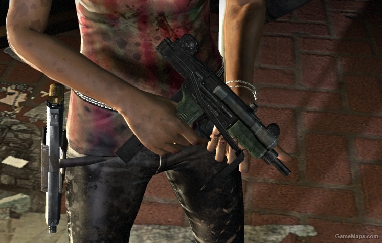 Mini UZI Green Grip