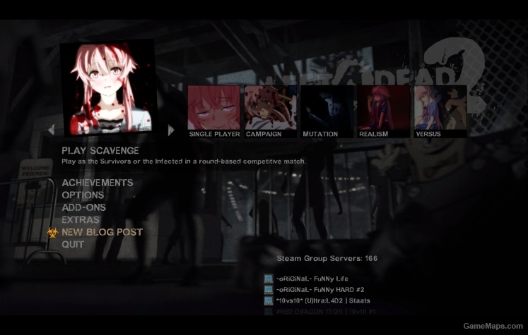 Mirai Nikki Menu Icons