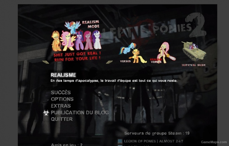MLP : FIM main menu mod En/Fr