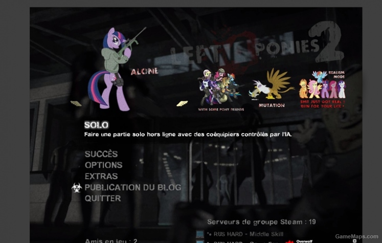 MLP : FIM main menu mod En/Fr