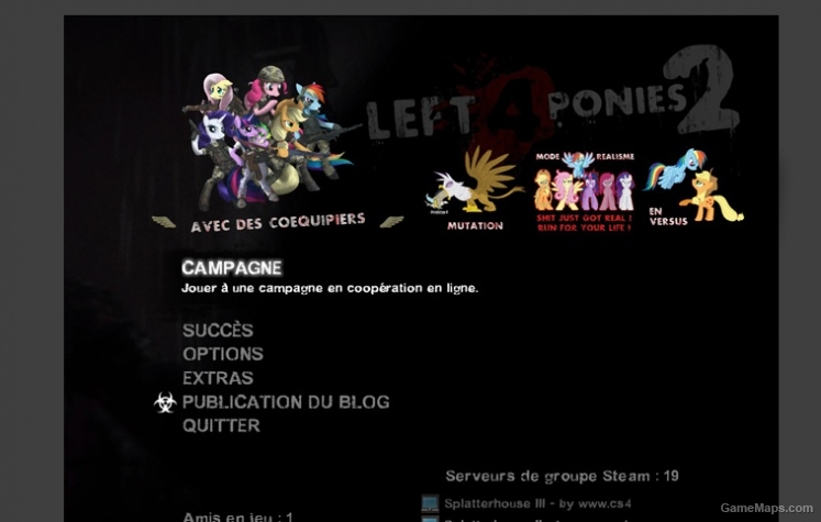 MLP : FIM main menu mod En/Fr