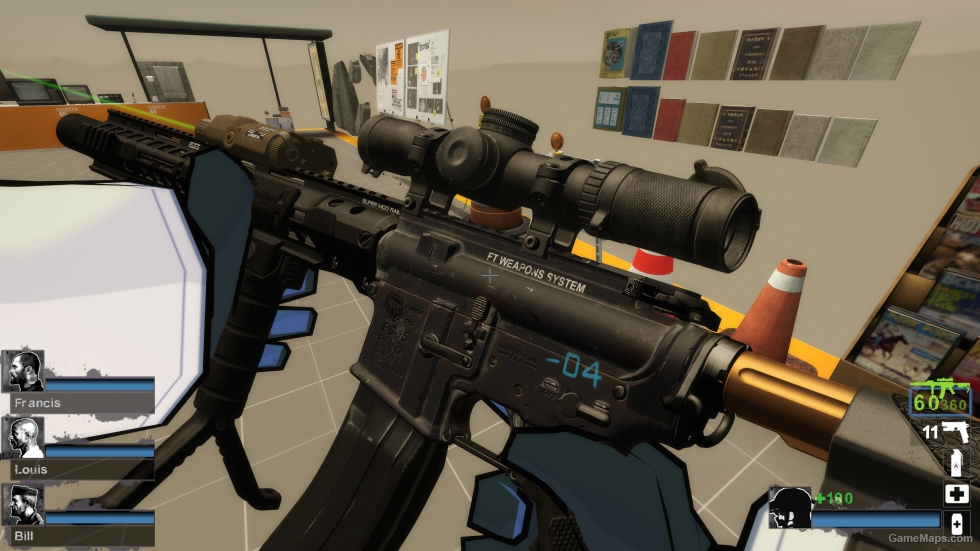 Modern Warfare 2019 M4A1 Custom Blueprint - Skyline v2 (M16A2)