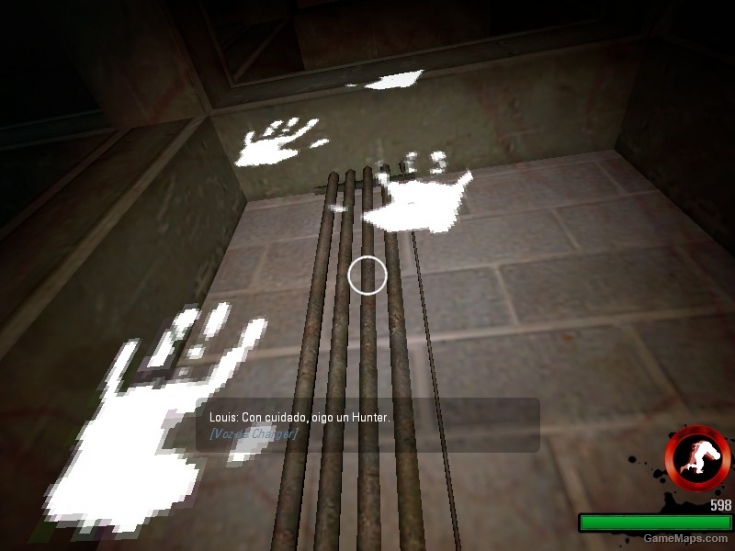 white hands like stairs of infected