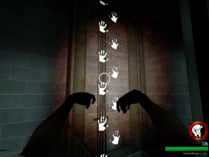 white hands like stairs of infected