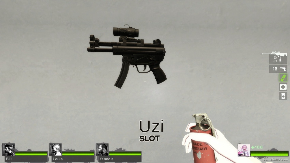 Morpheus's MP5K's[UZI] (request) - Sound fix Ver