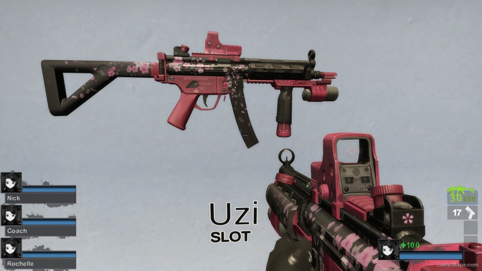 MP5A5 KAC Hanami (UZI SMG) [Sound fix Ver]