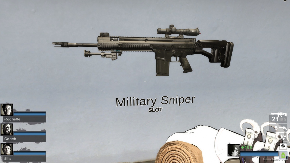 MW19 FN Scar 17 DMR Black (Military Sniper Rifle)