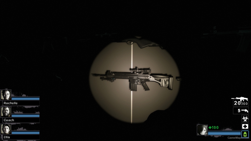 MW19 FN Scar 17 DMR Black (Military Sniper Rifle)