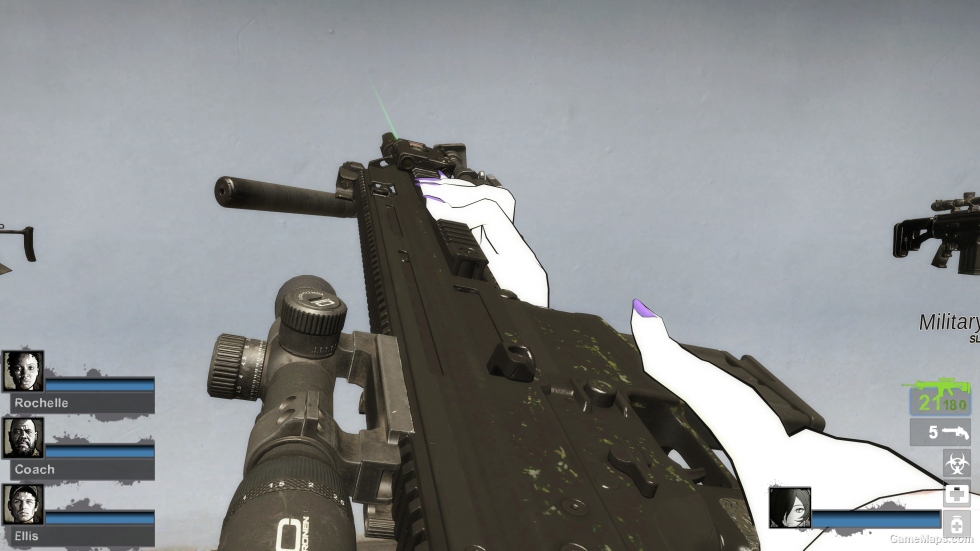 MW19 FN Scar 17 DMR Black (Military Sniper Rifle)