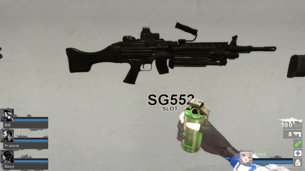 MW2019 Bruen Mk9 Black - Compressed Weapon Mod [SG552] (request)