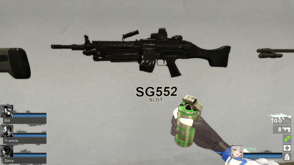 MW2019 Bruen Mk9 Black - Compressed Weapon Mod [SG552] (request)