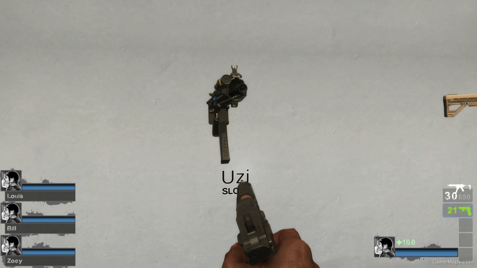 MW22 BAS-P Yuuka Theme v4 (UZI SMG)