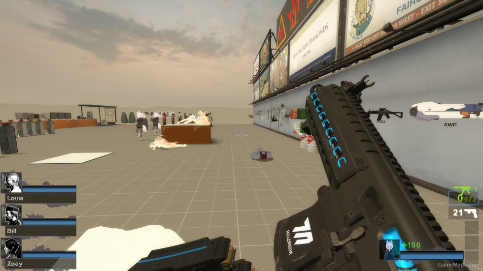 MW22 BAS-P Yuuka Theme v6 (UZI SMG) [Sound fix Ver]