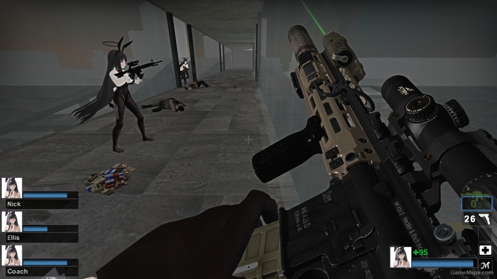 MW22 HK416D Precision Shooter Rifle Style (Replace military sniper) [Sound fix Ver]