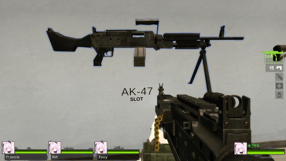 MW2 - Dark Metal M240B [AK47] (request)