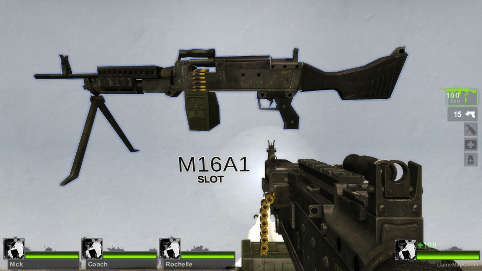 MW2 - Dark Metal M240B [M16A2] (request)