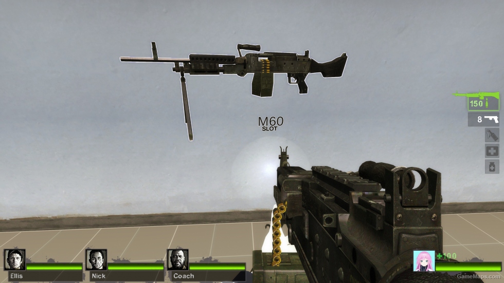 MW2 - Dark Metal M240B [M60] v2 (request) [Sound fix Ver]