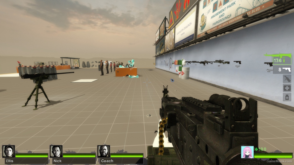 MW2 - Dark Metal M240B [M60] v2 (request) [Sound fix Ver]