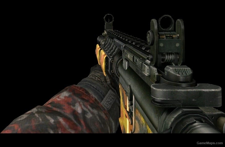 mw2 m4a1 gunfire and reload sound