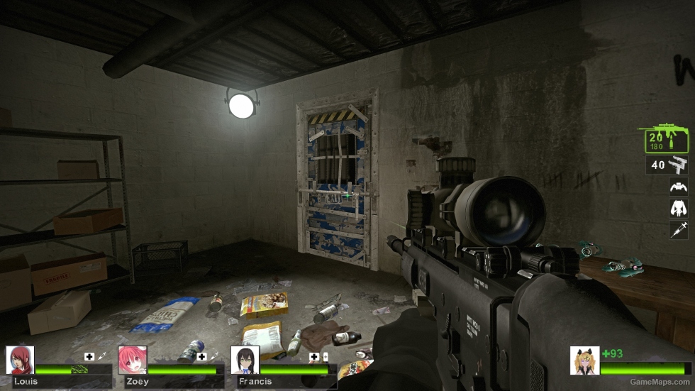 MW2 SCAR-H LB Black camo (FN MK 17 LB) [Military Sniper Rifle]