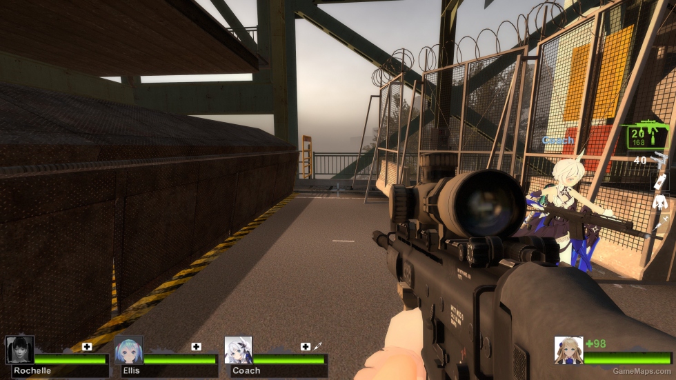 MW2 SCAR-H LB Black camo (FN MK 17 LB) [Military Sniper Rifle]