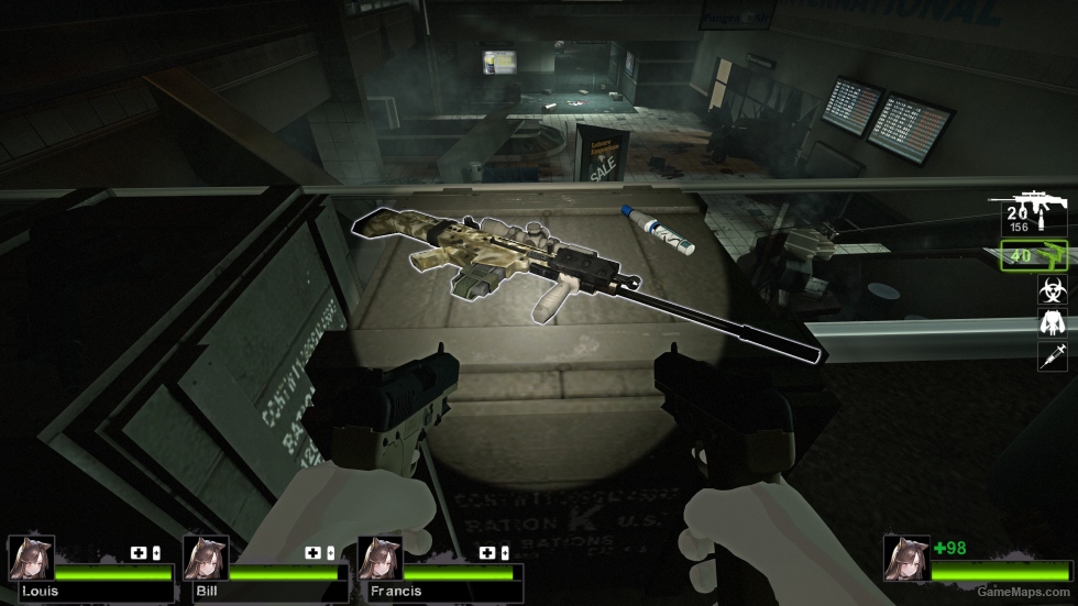 MW2 SCAR-H LB desert camo (FN MK 17 LB) [Military Sniper Rifle]