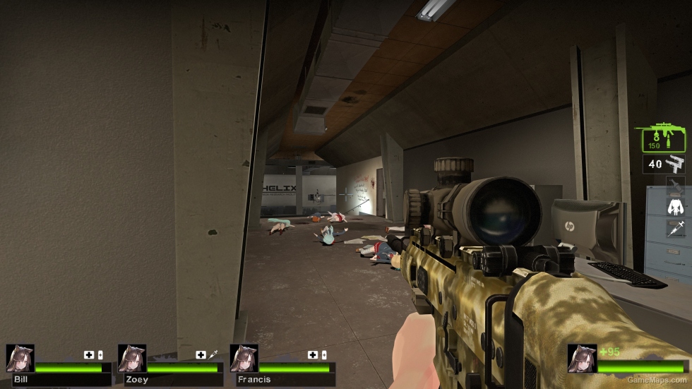 MW2 SCAR-H LB desert camo (FN MK 17 LB) [Military Sniper Rifle]