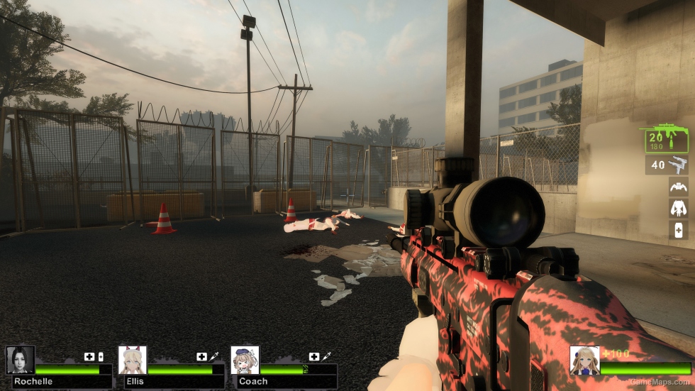 MW2 SCAR-H LB redtiger camo (FN MK 17 LB) [Military Sniper Rifle]